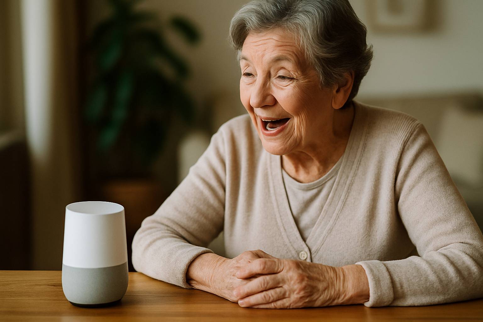 Parlez à votre maison : guide facile pour débuter avec les assistants vocaux seniors