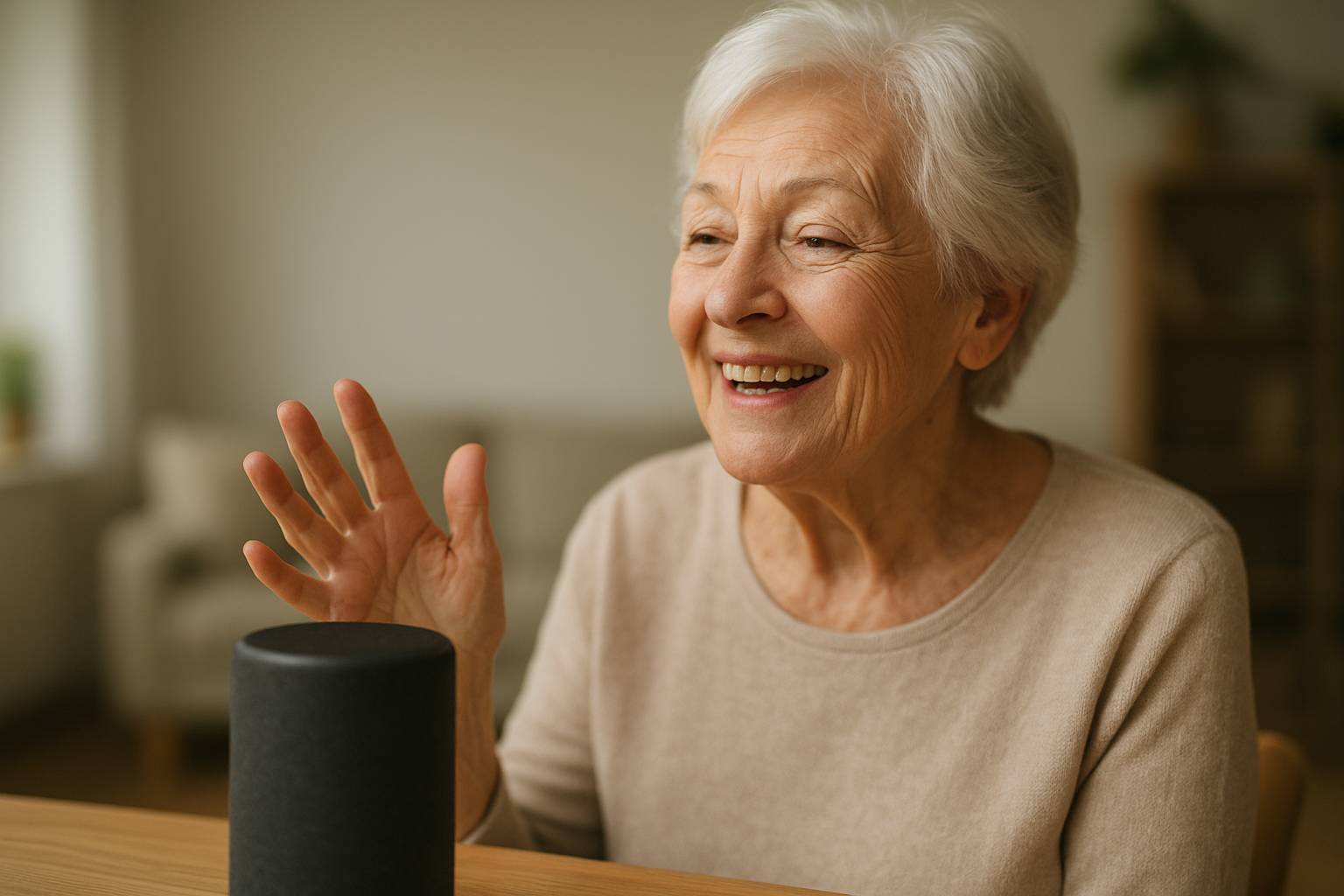 Parlez, commandez, simplifiez : le contrôle vocal pour seniors sans prise de tête